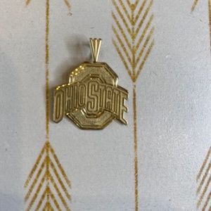 14K Gold Ohio State Pendant